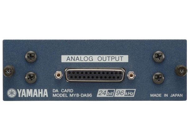YAMAHA MY8-DA96 8-ch 24-bit/96kHz analog output card