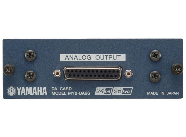 YAMAHA MY8-DA96 8-ch 24-bit/96kHz analog output card 
