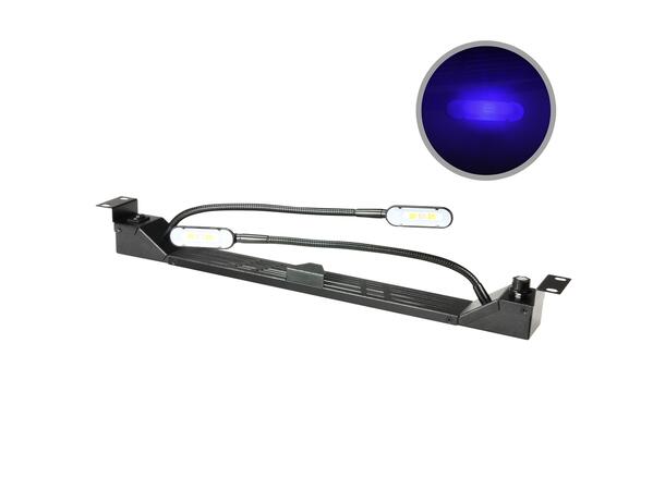 AH LED Gooseneck Racklight - 2 Gooseneck LED lys for 19" rack