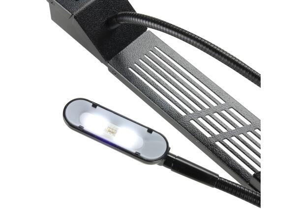 AH LED Gooseneck Racklight - 2 Gooseneck LED lys for 19" rack