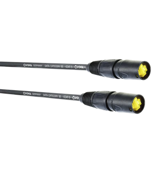 Cordial CAT5 kabel ETHERCON M-M  0,5m PEAK, fleksibel med flettet skjerm