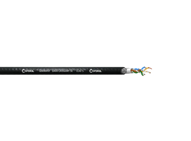 Cordial CAT5 kabel ETHERCON M-M  0,5m PEAK, fleksibel med flettet skjerm 