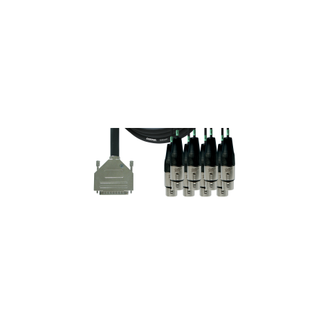 Cordial DB25-XLR-F kabel M-F  3,0m Multikabel DB 25 tascam pin-out- XLR Hun