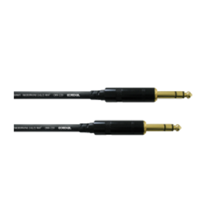 Cordial TRS Jack M-M  6,0m INTRO kabel, 3-pin jack han til han