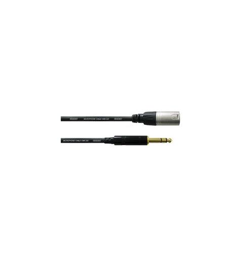 Cordial XLR M - TRS Jack M  3,0m INTRO kabel XLRM til balansert st jack.