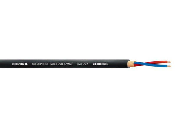 Cordial m kabel audio CMK 222 (100meter) High Performance kabel, tvunnet/flettet
