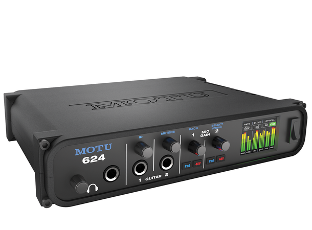 MOTU 624 TB & USB2 Audio interface AVB Ethernet,Thunderbolt & USB2