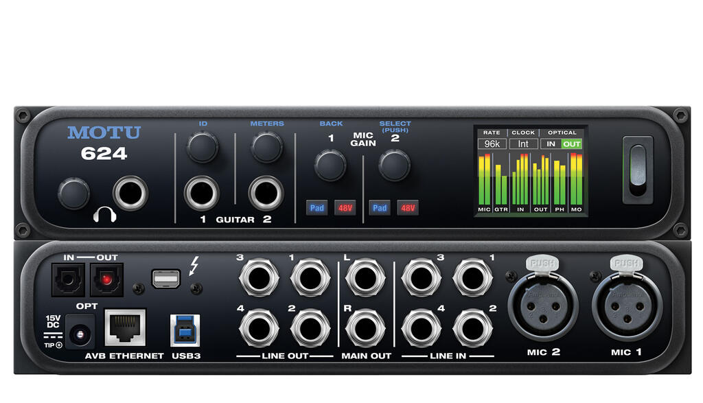 MOTU 624 TB & USB2 Audio interface AVB & USB2