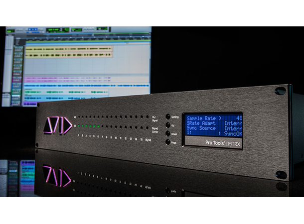 AVID MTRX  Audiointerface Base enhet ProMon, DadMan,64 PT,16x AES, 64 MADI IO 
