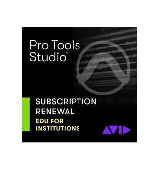 AVID Pro Tools STUDIO leiefornye SKOLE 1 års fornyelse for skoler - uten iLok