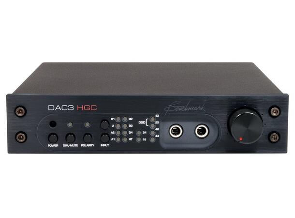 Benchmark DAC3 HGC Black DAC 2 ch Quad 32-bit  M/Amp & AD