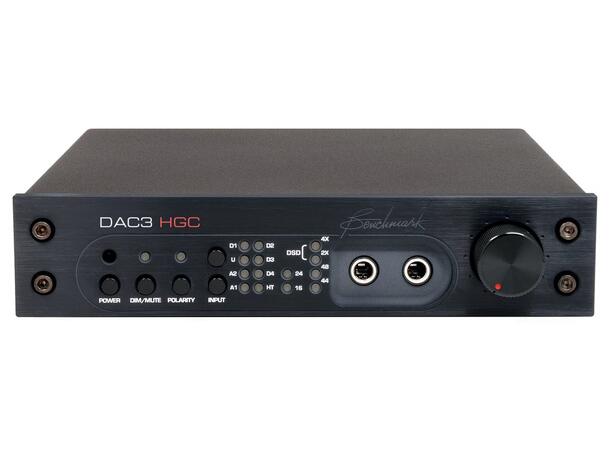 Benchmark DAC3 HGC Black DAC 2 ch Quad 32-bit  M/Amp & AD 
