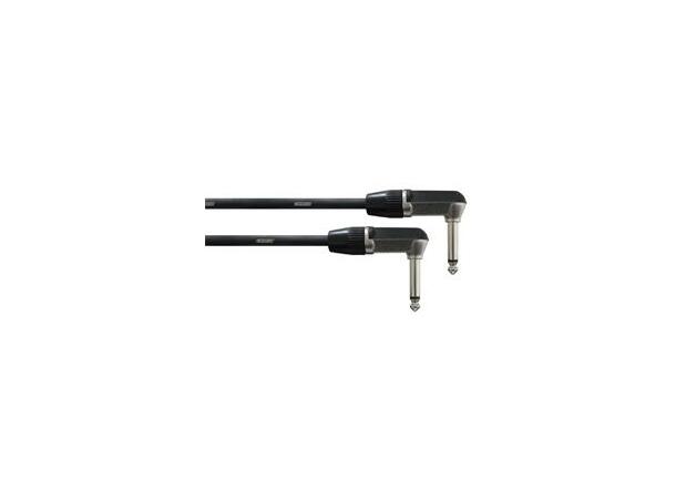 Cordial jack-jack instrumentkabel 0,3m Gitar/signal kabel med to vinkel-jack 