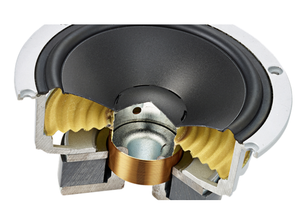 Dynaudio Pro LYD 5 - hvit 50Hz-22kHz, 50W+50W Class-D 
