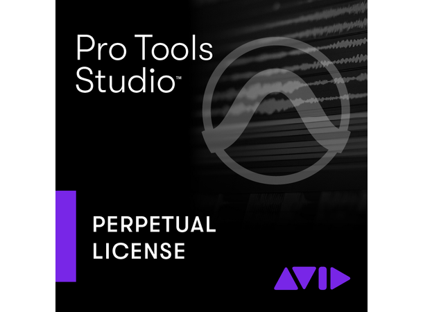 AVID Pro Tools Studio Perpetual lisens Fullversjon med 1 års Plan -u/ iLok 