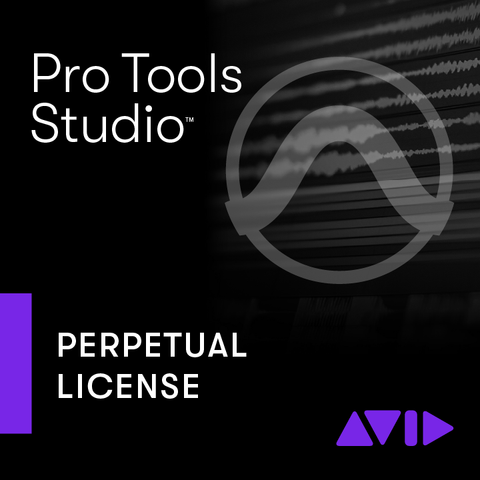 AVID Pro Tools Studio Perpetual lisens Fullversjon med 1 &#229;rs Plan -u/ iLok