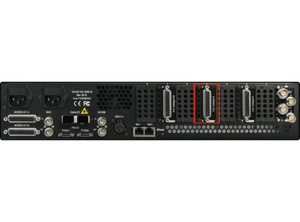 AVID Pro Tools | MTRX 2 MIC AD kort 2 kanaler Mik/Linje kort 25 pin D-Sub in