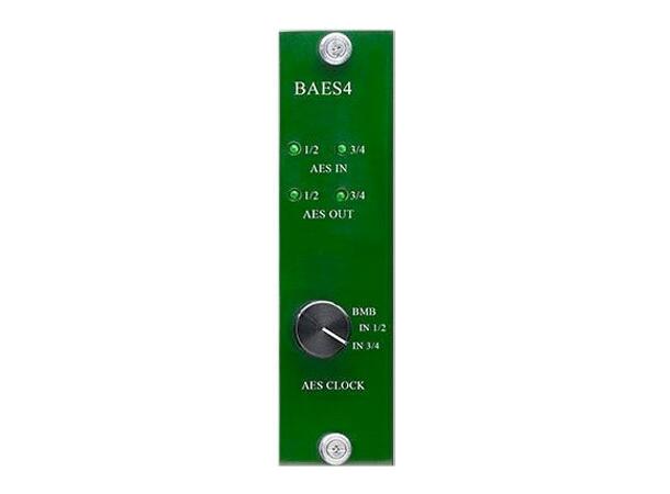 Burl Audio B80-BAES4 AES/EBU kort 4 kanaler AES3 I/O, 2 XLR I/O, BNC 