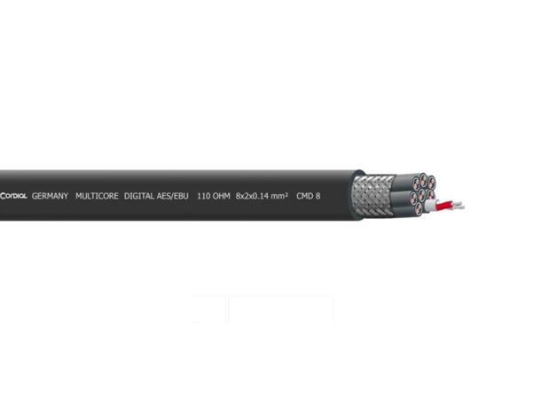 Cordial DB25-XLR AES/EBU T,  kabel 1,5m Multikabel DB 25 TASCAM pin-out- 4x4 XLR 