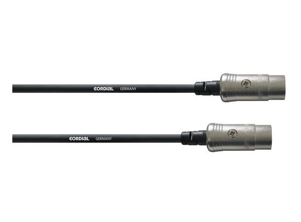 Cordial Midi 3m INTRO kabel med Neutrik DIN-plugger 