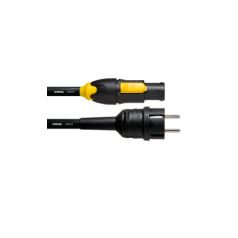 Cordial POWERCON&#174; True1 kabel  3m powerCON True1 til Schuko st&#248;psel 240v