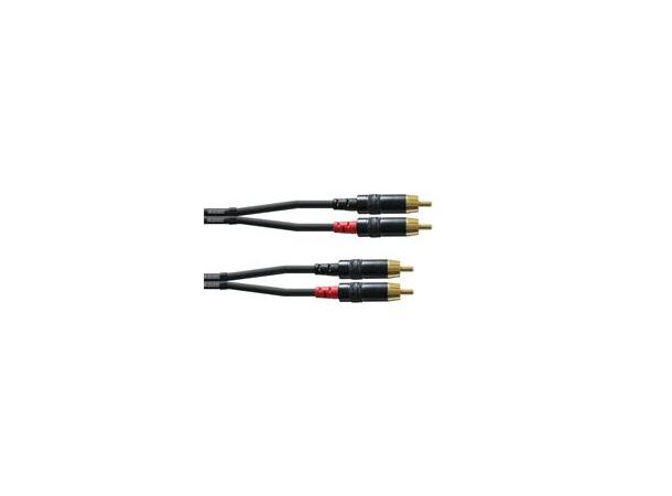 Cordial RCA Dual kabel M-M 3,0m INTRO Dobbel RCA/RCA kabel