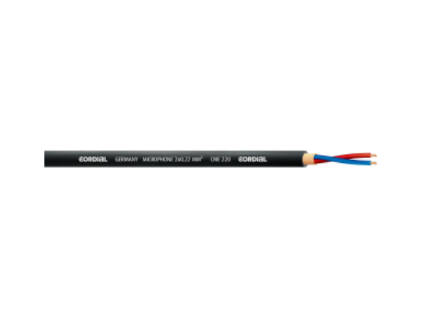 Cordial m kabel audio CME 220 Økonomikabel god, (max 100m pr. trommel) 