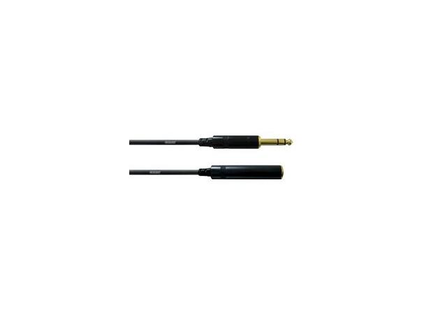 Cordial st.jack-st.jack F-M  3,0m Stereo Jack han til stereo Jack hun 