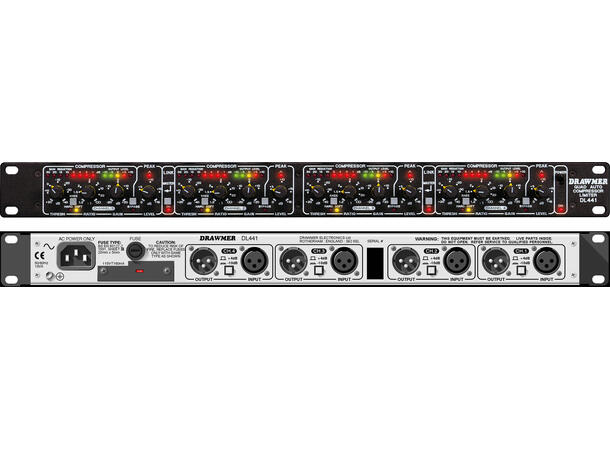 Drawmer DL441 Compressor 4 ch med limiter 