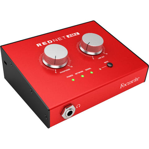 Focusrite RedNet AM2 Monitor interface hodetelefon og 2 x XLRM
