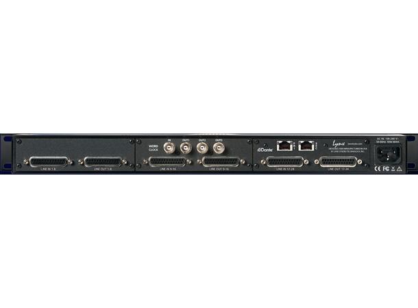 Lynx Aurora(n) 24 Dante 24-channel 24-bit/192 kHz AnalogI/O 