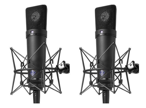 NEUMANN U87 Ai Stereo Set mt As U 87 Ai Stereo Set but in black