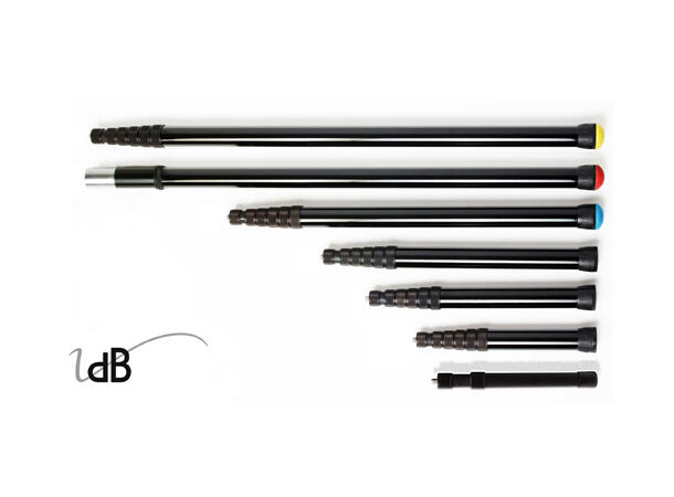 VDB L QT Boompole 80-384cm Quarter-turn boompole 6 sections 