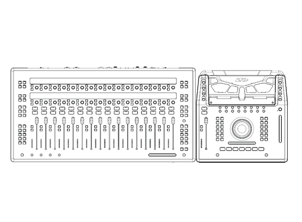 AVID Pro Tools | S3 Dock link Braketter for å feste S3 til Dock 