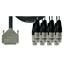 Cordial DB25-XLR-F kabel M-F  1,5m Multikabel DB 25 tascam pin-out- XLR Hun