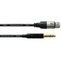 Cordial XLR F - TRS Jack M  0,6m INTRO kabel XLRF til balansert st jack.
