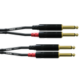 Cordial jack dual ubalansert M-M 6m 2 x 6,3mm Jack / 2 x 6,3mm Jack