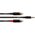 Cordial minijack-RCA/dual 3,0m INTRO overgang st. mini jack til 2x RCA