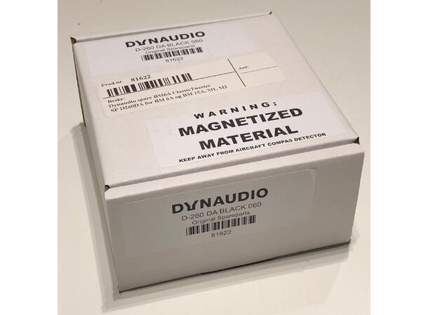 Dynaudio spare BM Esotec ClassicTweeter SP D260DA for BM 6A og BM 15A, M1, M2 