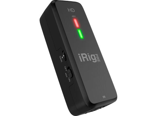 IK Multimedia iRig PRE HD preamp for iPhone, iPad, Mac and PC 