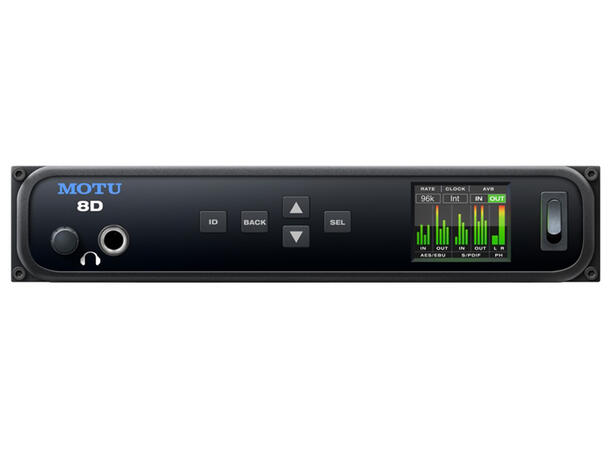 MOTU 8D USB2 Audio interface AES 8D USB, AVB, AES3 og S/PDIF 