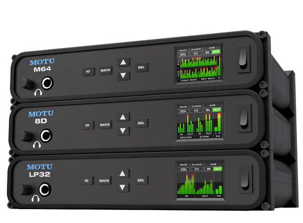 MOTU 8D USB2 Audio interface AES 8D USB, AVB, AES3 og S/PDIF