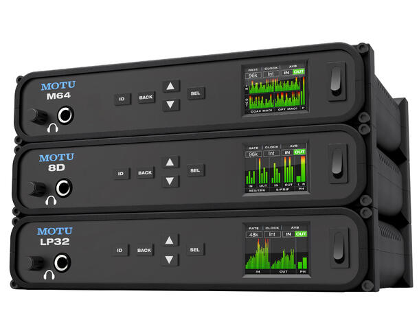 MOTU 8D USB2 Audio interface AES 8D USB, AVB, AES3 og S/PDIF 