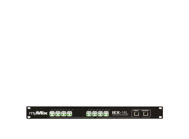 MyMix IEX-16L input expander for myMix 16-channel analog line-level DB25