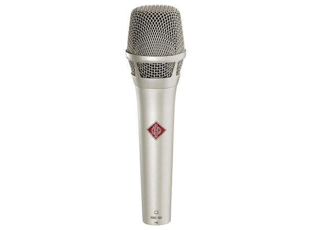 NEUMANN KMS 104 ni, nikkel Cardioid vocalist microphone. Nickel. 