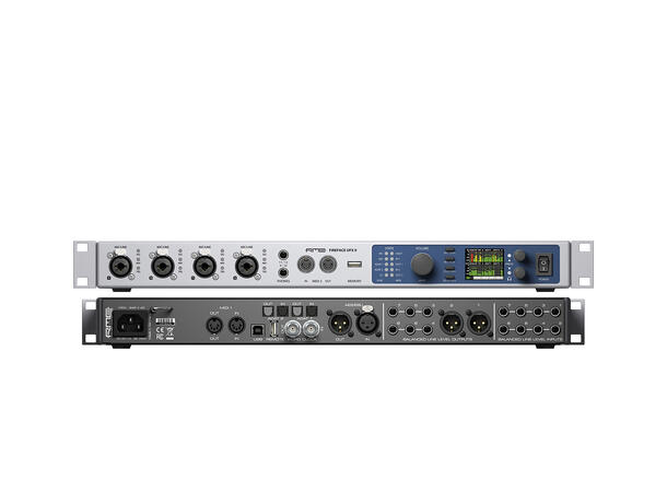 RME Fireface UFX II Lydkort USB, 30 I/O, TotalMix FX, Display 