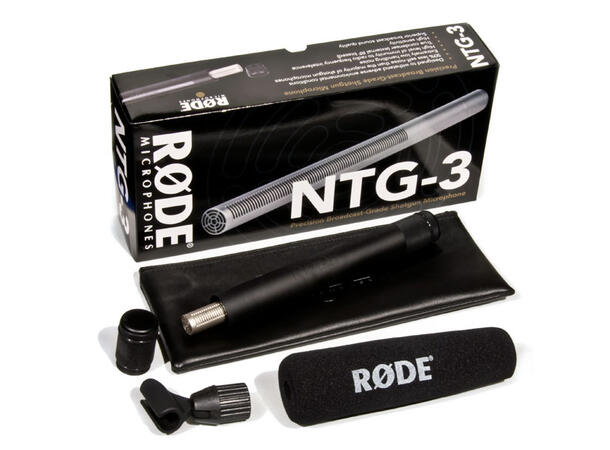 Røde NTG-3 mikrofon Shotgunmikrofon P48V 