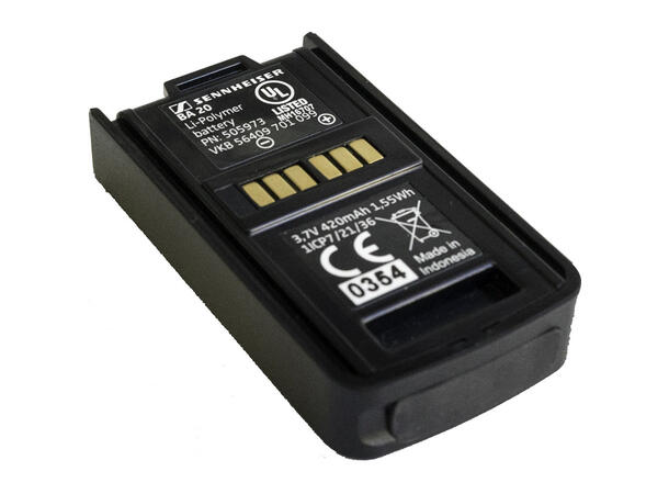SENNHEISER BA 20 batteri RECHARGEABLE PACK FOR EKP 
