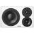 Dynaudio Pro LYD 48 Hvit front Høyre 32Hz-21kHz, 2x50W H/MF + 80W LF Class-D 