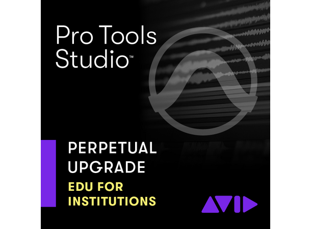 AVID Pro Tools STUDIO UPGRADE  EDU SKOLE 1 års Fornyelse for PT12 eller nyere